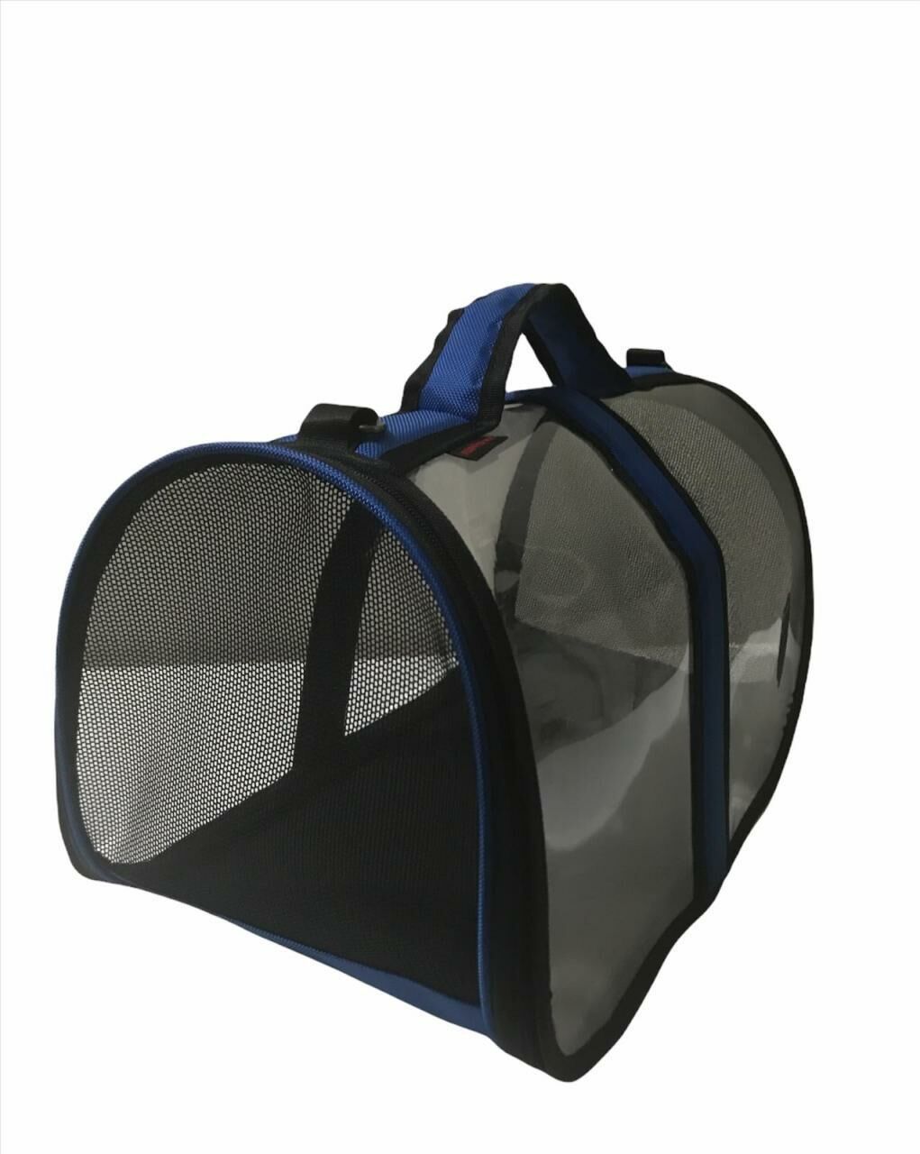 Flipper Pet Kedi Ve Köpek Şeffaf Flybag Taşıma Çantası Mavi