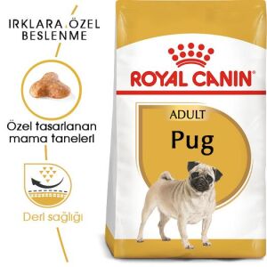 Royal Canin Pug Adult Irka Özel Yetişkin Köpek Maması 1.5kg