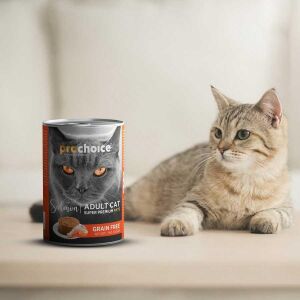 ProChoice Somonlu Yetişkin Kedi Konservesi 400gr