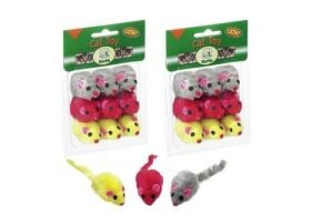 Flamingo Tüylü Fare 9lu 5 cm