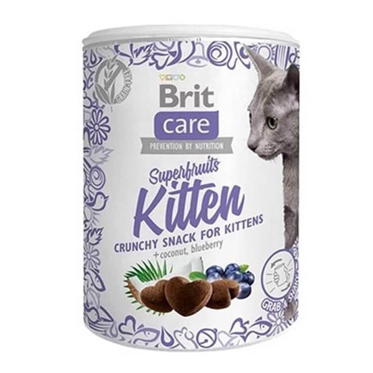 BRIT CARE CAT SNACK SUPERFRUITS KITTEN 100GR