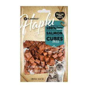 Flamingo Hapki Glutensiz Somonlu Küp Kedi Ödülü 85gr