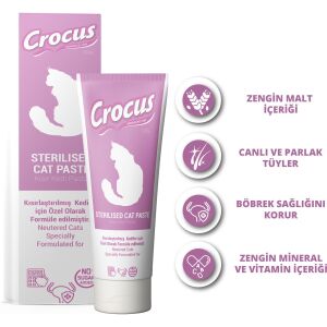 Crocus Kedi Sterilised Malt Macunu 100gr