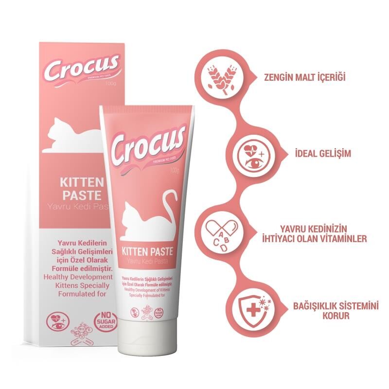 Crocus Kedi Kitten Malt Macunu 100gr