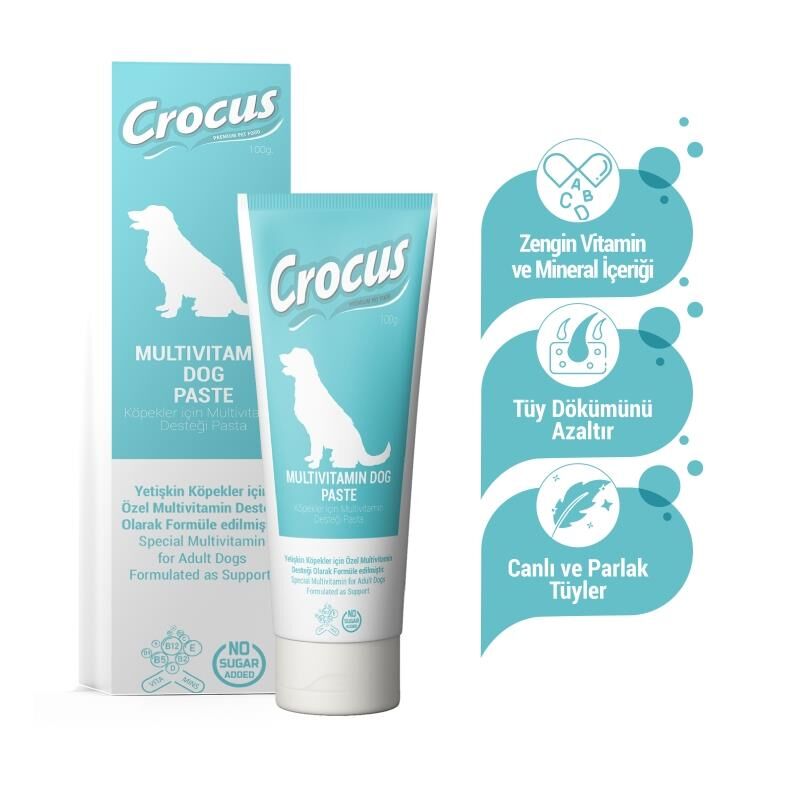 Crocus Köpek Multivitamin Macun 100gr