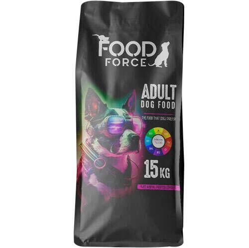 Food Force Kuzu Etli ve Pirinçli Yetişkin Köpek Maması 15kg
