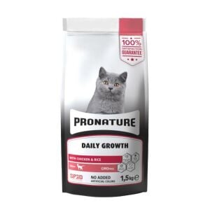Pronature Tavuk Etli ve Pirinçli Yavru Kuru Kedi Maması 1.5kg