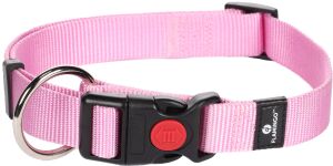 Flamingo Kilitli Köpek Boyun Tasması 45-65cm/25mm (Pembe)