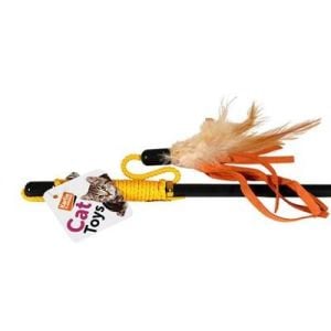 Karlie Flamingo Deri Tüylü Kedi Oltası 50 cm