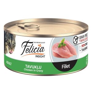 Felicia Fileto Tavuklu Tahılsız Yetişkin Kedi Konservesi 85gr