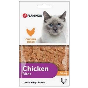 Flamingo Tavuklu Yumuşak Küp Kedi Ödülü 85 Gr
