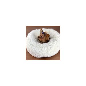 PONCHIK PELUŞ YUVARLAK YATAK VR06-BORDO SMALL