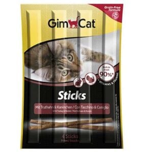 GIMCAT KEDİ ÖDÜL ÇUBUĞU STICKS HİNDİ TAVŞ. 20GR