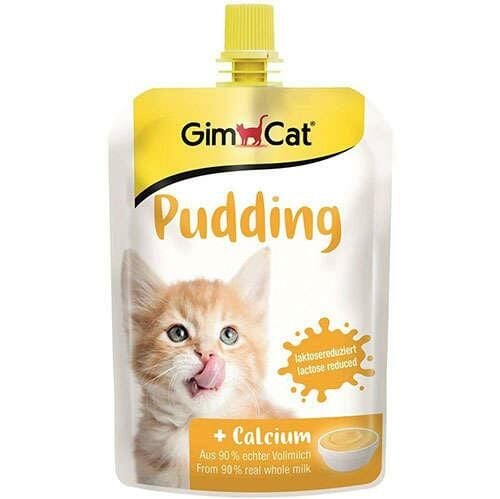 Gimcat Sütlü Kalsiyum İlaveli Kedi Ödül Pudingi 150gr