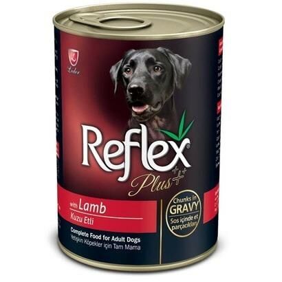 Reflex Plus Kuzulu Parça Etli Köpek Konservesi 400gr