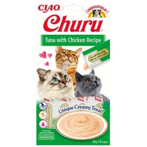 Ciao Churu Cream Ton Balıklı ve Tavuklu Kedi Ödül Kreması 4x14gr