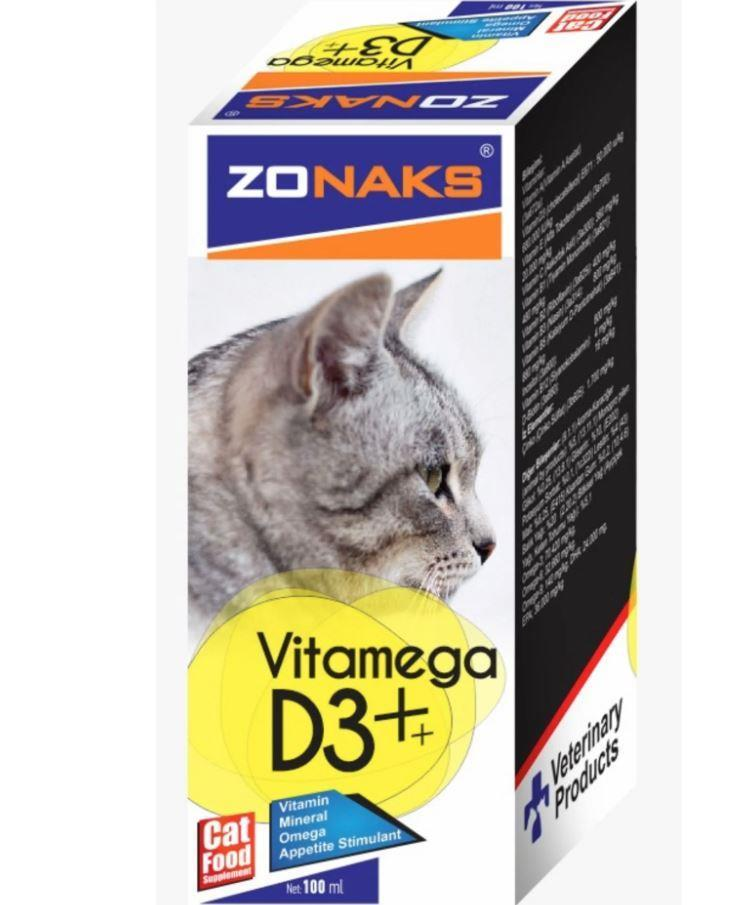 ZONAKS VİTAMEGA D3 CAT FOOD 100ML