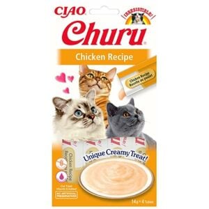 Ciao Churu Cream Tavuklu Kedi Ödül Kreması 4x14gr