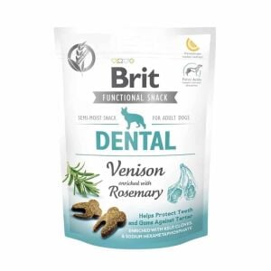 BRIT CARE DOG FUNCT. SNACK DENTAL VENISON 150GR