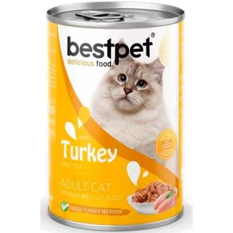 BESTPET CAT WITH TURKEY IN GRAVY 400GR