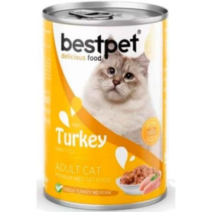 BESTPET CAT WITH TURKEY IN GRAVY 400GR
