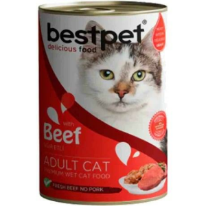 BESTPET CAT WITH BEEF IN GRAVY 400GR