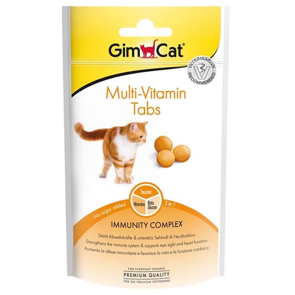Gimcat Multivitamin Tabs Kedi Ödülü 40gr