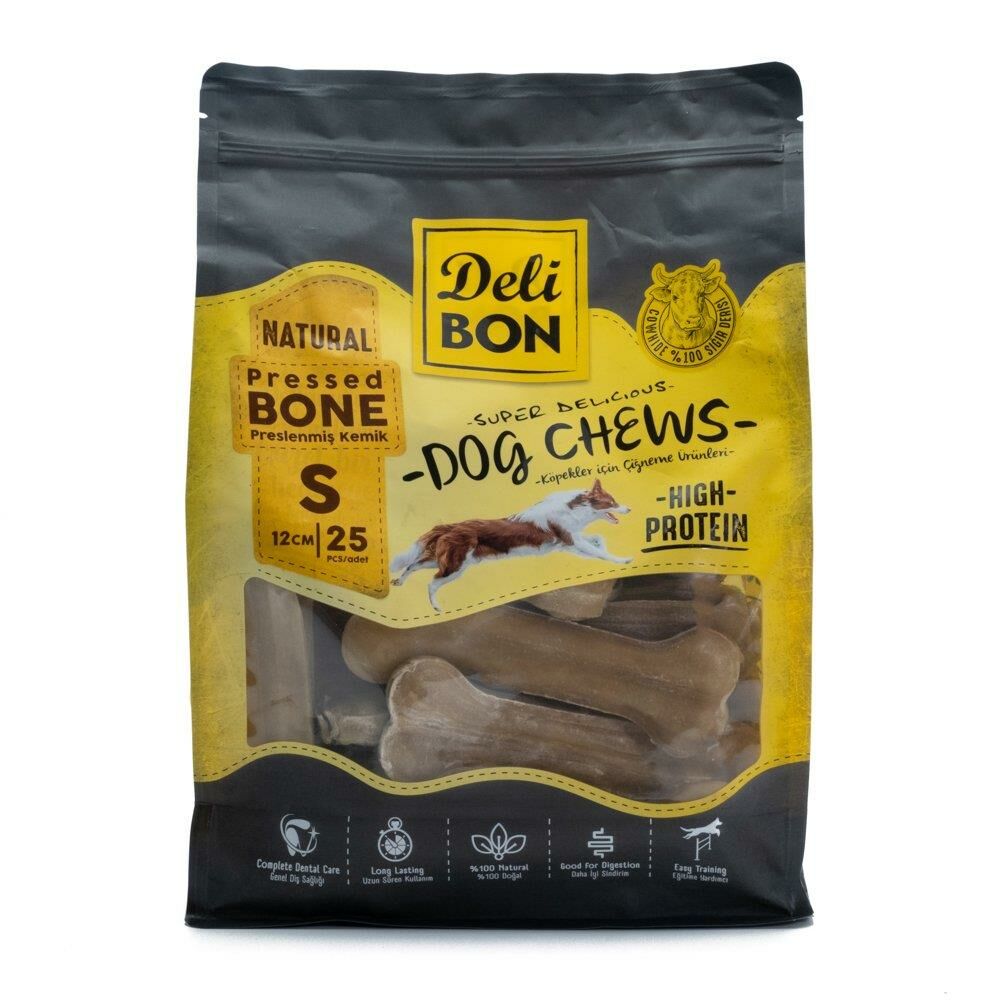 Delibon Deri Pres Kemik 12Cm S Boy 25Li Torba Naturel