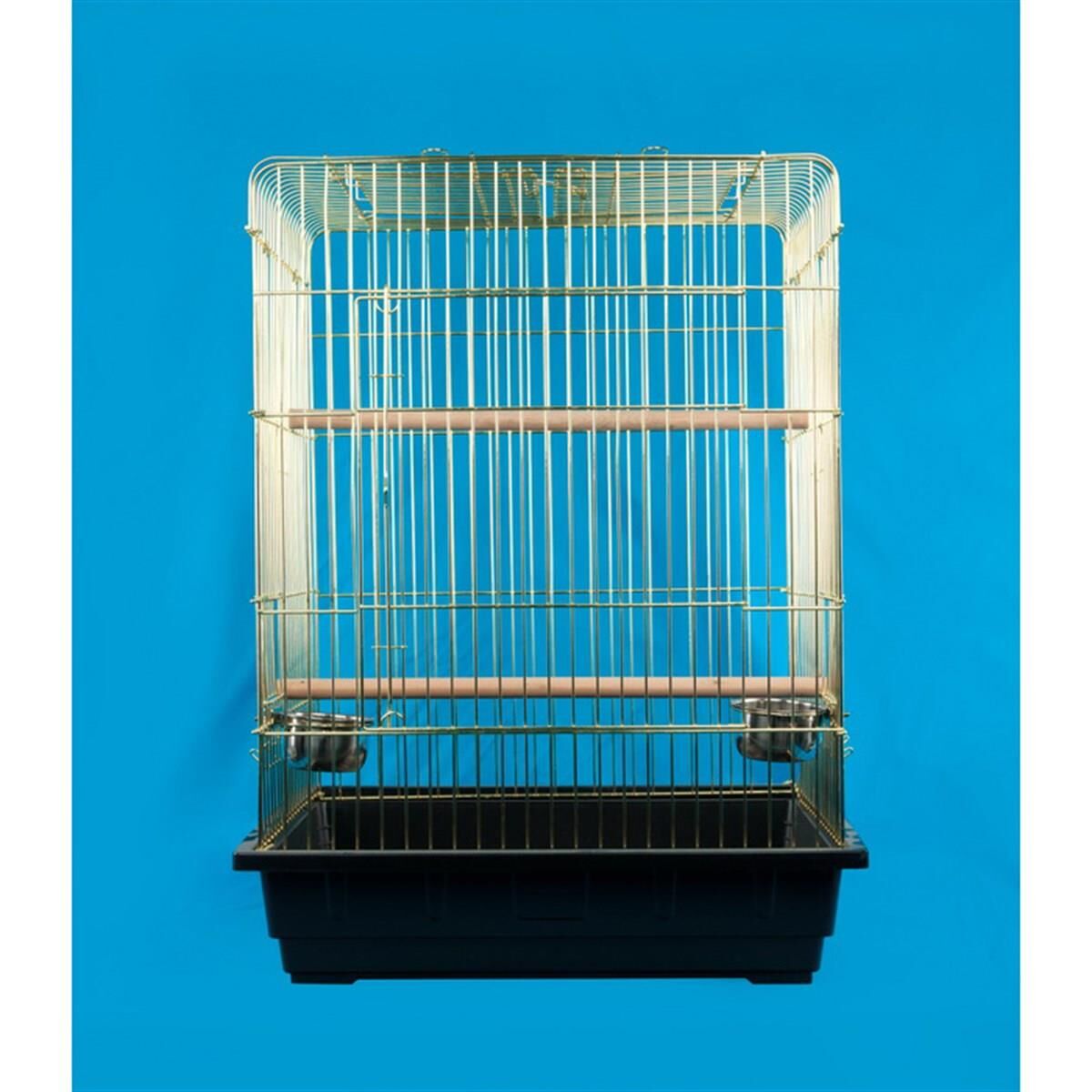 QHPET Kafes 1930-P Papağan Gold 64X54X72cm