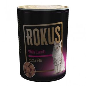 Rokus Kuzu Etli Yetişkin Kedi Konservesi 410gr