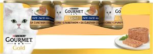 Gourmet Gold Kıyılmış Hindili Kedi Konservesi 24x85gr
