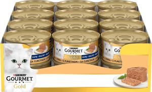 Gourmet Gold Kıyılmış Hindili Kedi Konservesi 24x85gr
