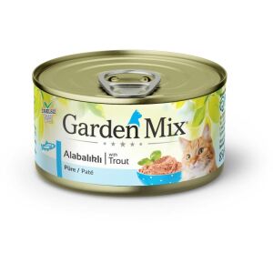 GardenMix Kıyılmış Alabalıklı Tahılsız Yetişkin Kedi Konservesi 85gr
