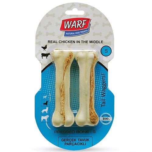 Warf Tavuk Etli Köpek Ödül Kemiği 115 Gr-12,5 Cm (2li Paket)