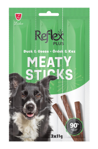 REFLEX PLUS ÖRDEK VE KAZ ETLİ ÇUBUK YETİŞKİN KÖPEK 3x11GR