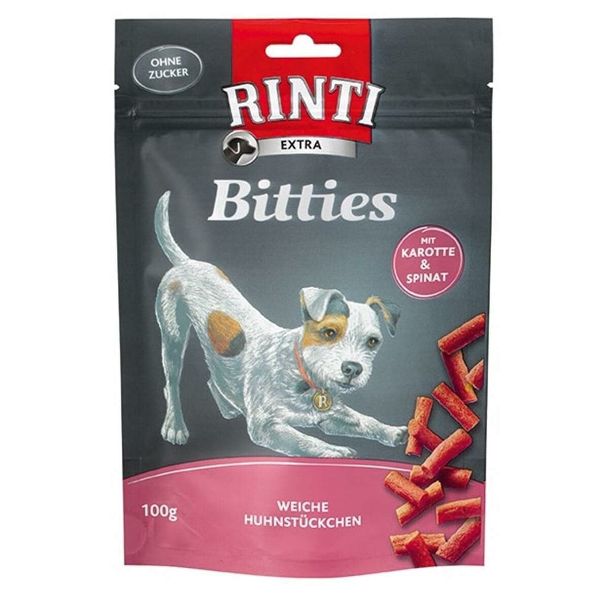 Rinti Bitties Havuçlu Ispanaklı Köpek Ödülü 100gr