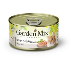 GardenMix Kıyılmış Sülün Etli Tahılsız Yetişkin Kedi Konservesi 85gr