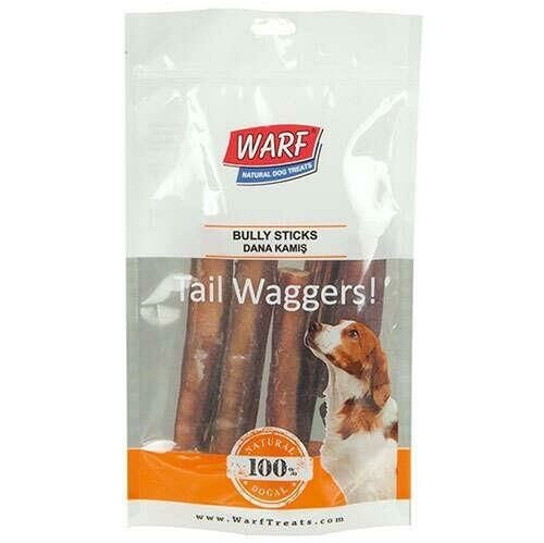 Warf Naturel Kurutulmuş Dana Kamışı Köpek Ödülü (4 Parça)