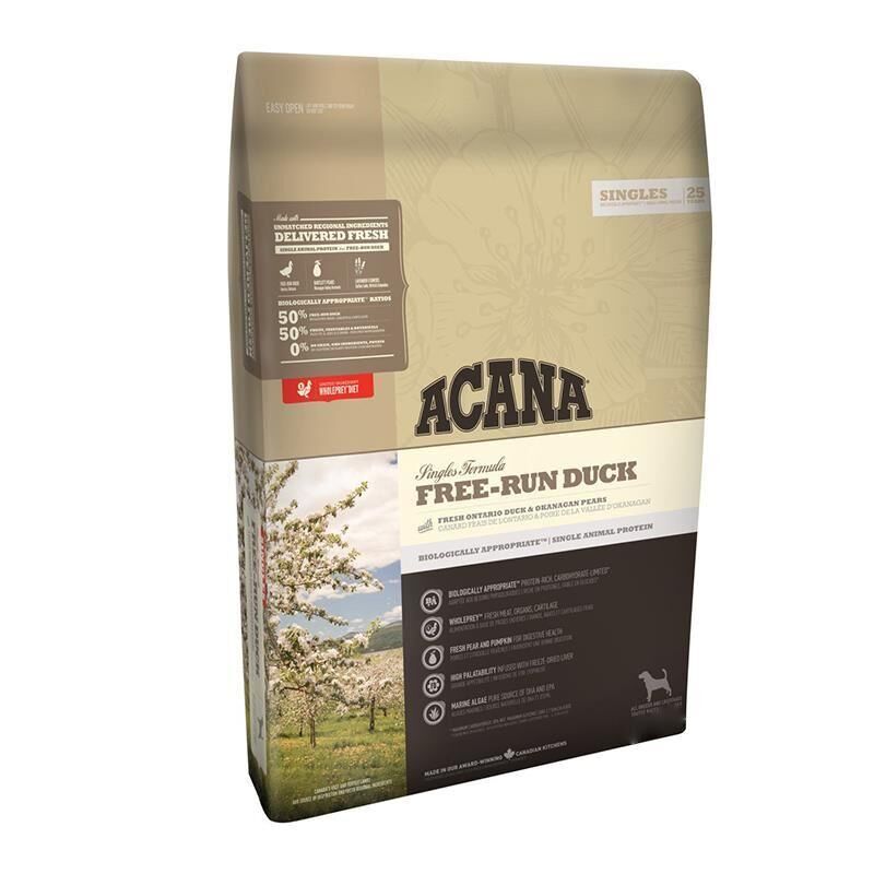 Acana Free-Run Duck Ördekli Tahılsız Köpek Maması 2Kg