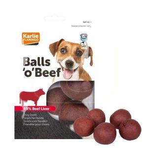 Karlie Flamingo Biftekli Köpek Ödül Topu 12 Adet 85 gr