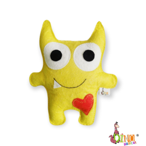 Dino Canavar Sarı 23cm Catnip + Kedi Zili