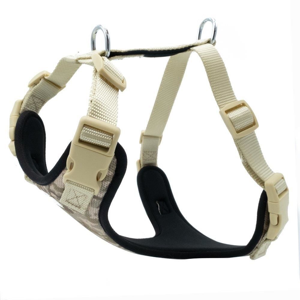 Doggie Havalı Dokuma Göğüs Tasması Kamuflaj 2x45-55cm