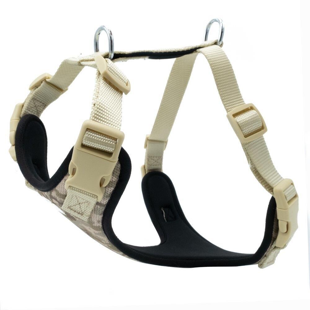 Doggie Havalı Dokuma Göğüs Tasması Kamuflaj 2x45-55cm