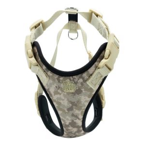 Doggie Havalı Dokuma Göğüs Tasması Kamuflaj 2x45-55cm