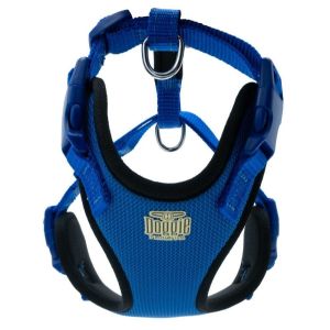 Doggie Havalı Dokuma Göğüs Tasması Royalmavi 1,5x35-45cm