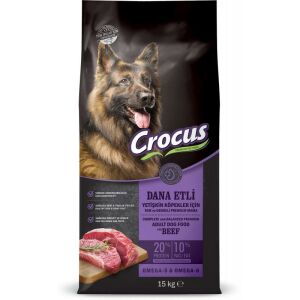 Crocus Biftekli Pirinçli Yetişkin Köpek Maması 15kg