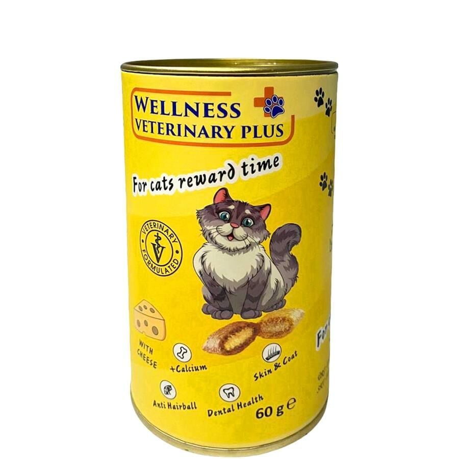 Wellness Veterinary Plus Peynirli Kedi Ödülü 60gr