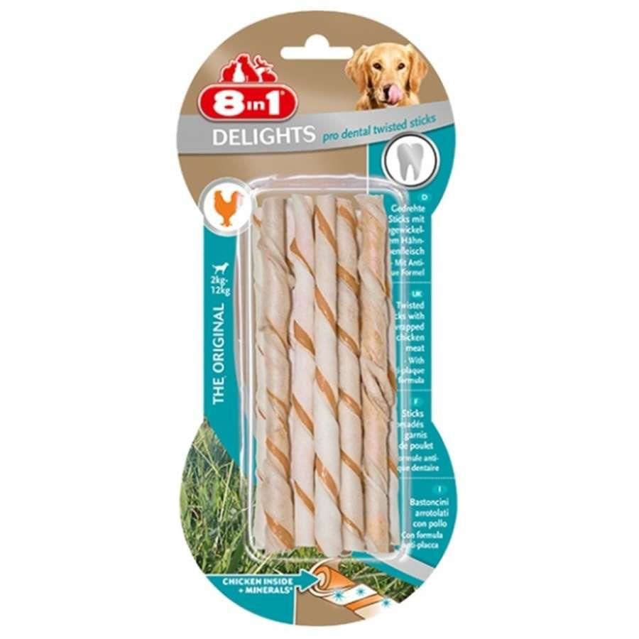 8in1 Delights Dental Bones Köpekler İçin Ağız Bakım Çubuğu 10 lu 55 Gr