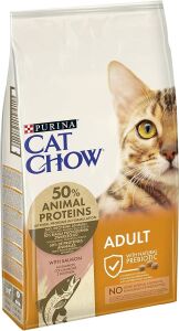 Cat Chow Somonlu Yetişkin Kedi Maması 1kg (AÇIK)