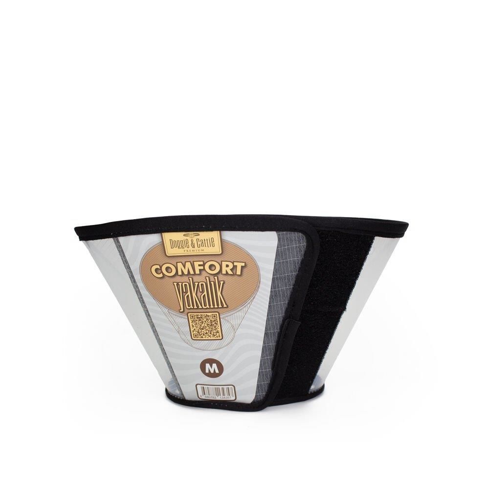 Doggie Comfort Yakalık Kedi ve Köpek Elizabeth Boyunluk M - RENKSİZ